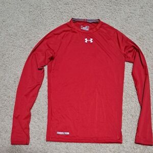 Under Armour Red Long Sleeve Shirt